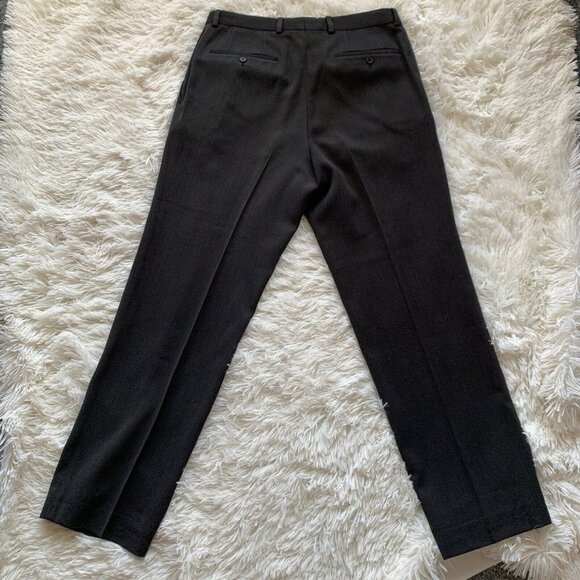 BOSS Hugo Boss Gray 100% Virgin Wool‎ Trousers 32x30 - Picture 6 of 8